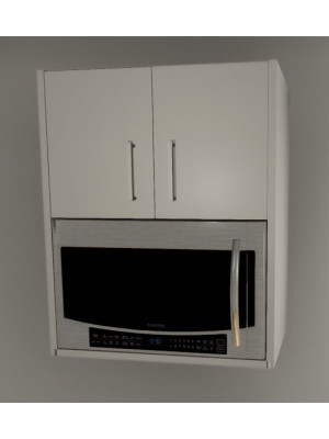 Microwave Cabinet with 2 Doors